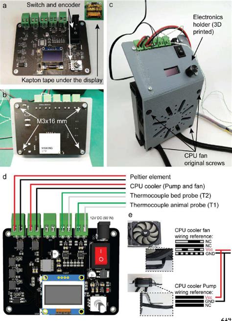 Pcb With Components And Insulation Between Back Of Screen And Download Scientific Diagram