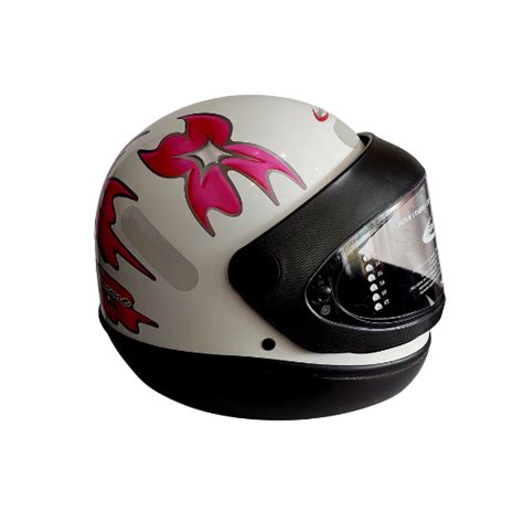 Capacete San Marino Taurus Branco Feminino Miro Motos