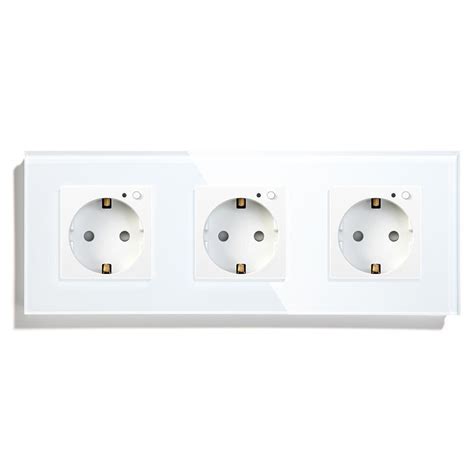 Bseed Triple Socket Wifi Type Eu Standaard Stopcon Grandado