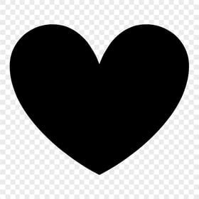 Hd Black Floating Hearts Shape Silhouette Png Citypng