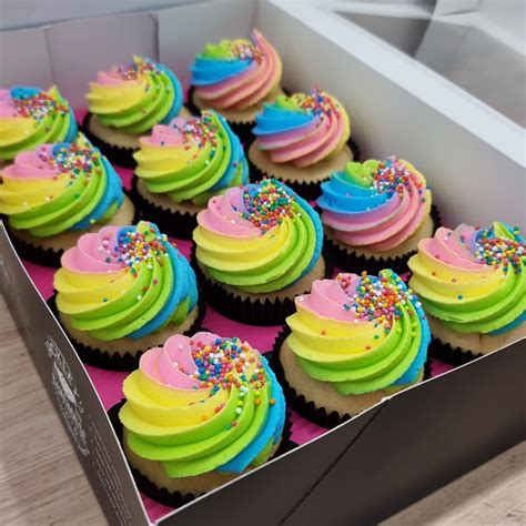 Rainbow Cupcakes - Jackleys Bakehouse