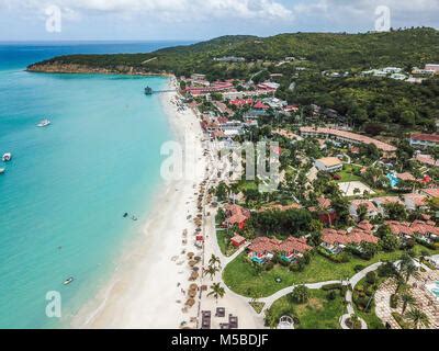 Dickenson Bay beach, Antigua Stock Photo - Alamy