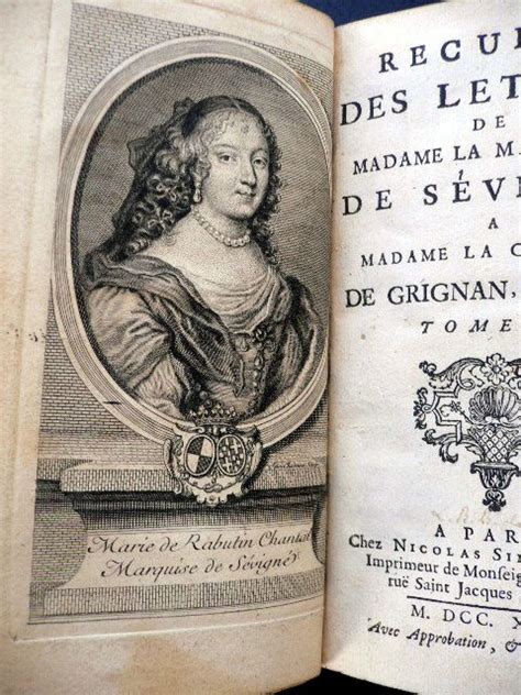 Sevigne Recueil Des Lettres De Madame La Marquise De S Vign A Madame