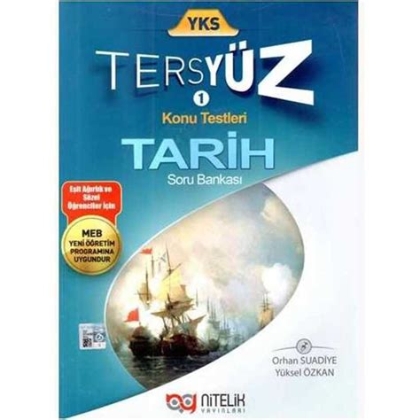 Nitelik Yayınları Nitelik YKS TYT AYT Tarih Tersyüz Soru Kitabı Bkmkitap