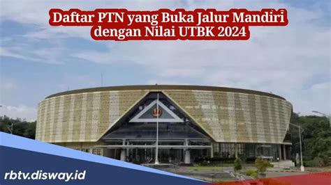 Camaba Wajib Tahu Ini Daftar PTN Terbaik Yang Buka Jalur Mandiri Pakai