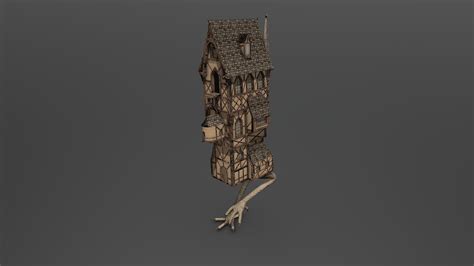 The House Fantasy With Legs 3d Model By Dravpc Davidpc 3362e7e