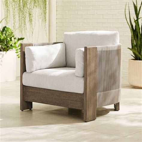 West Elm Porto Outdoor Lounge Chair - AptDeco