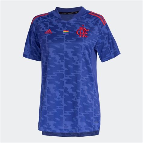 Camisa Flamengo Pride Adidas Feminina