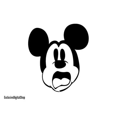 Mickey Mouse Head SVG, Mouse SVG, Cut File - Digital Downloa - Inspire ...