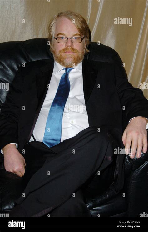 Philip Seymour Hoffman In The Greenroom At The Sag Awards Shrine