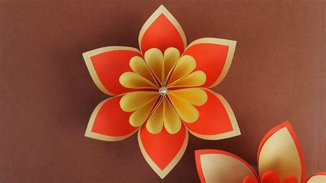 Beautiful Paper Flower Tutorial Step By Step DIY Paper Flowers