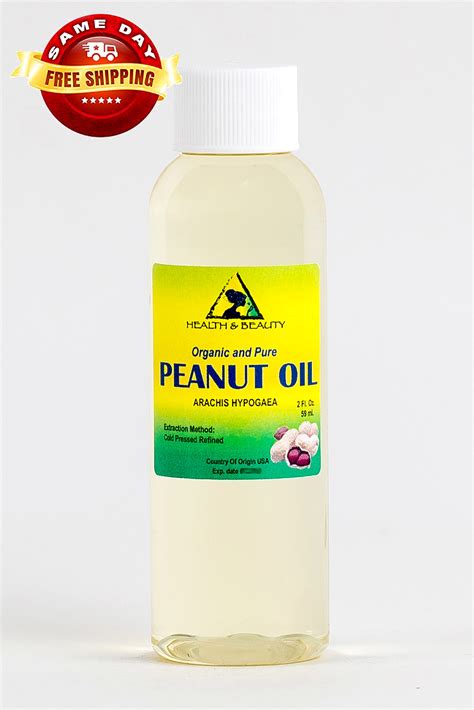 Dr Adorable Peanut Oil Refined 100 Pure Cold Pressed Organic Natural 2 Oz