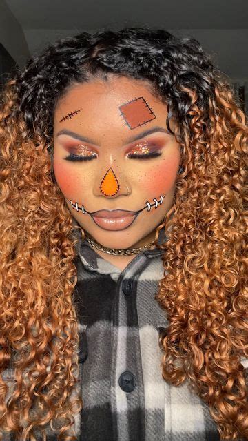 Kelly Hernandez On Instagram Easy Scarecrow Glam Makeup🌾👨🏼‍🌾 🎃 Save