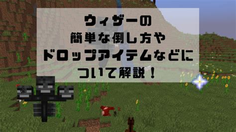 【マイクラ】ウィザーの簡単な倒し方のコツ・攻略方法＆召喚方法やドロップアイテムについて解説！【統合版 Java版】