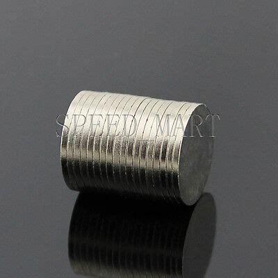 10 Pcs 12x1mm N50 Strong Disc Round Rare Earth Neodymium Nd Fe B