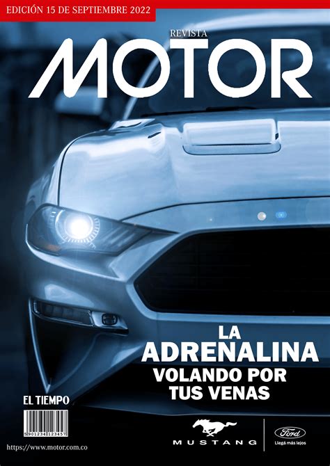 Portada Revista Carro Motor Mustang On Behance