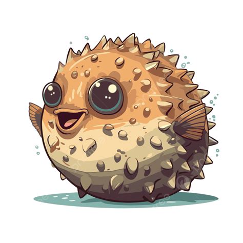 รูปblowfish Clipart รหัสใหม่หรือโลโก้สำหรับการ์ตูนปลาปักเป้าน่ารัก