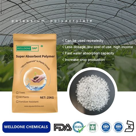 Potassium Polyacrylate For Agricultural Polymer Water Retention