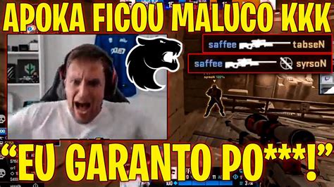 APOKÃO FICA MALUCO ROUND INACREDITÁVEL DA FURIA YouTube