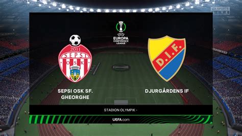 Sepsi OSK Sfântu Gheorghe vs Djurgårdens IF 04 08 2022 UEFA Europa