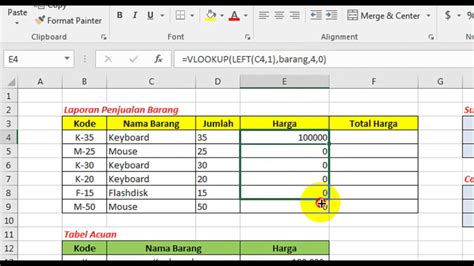 Memahami Gabungan Rumus Concatenate Dan Vlookup Plus Koreksi Hasil