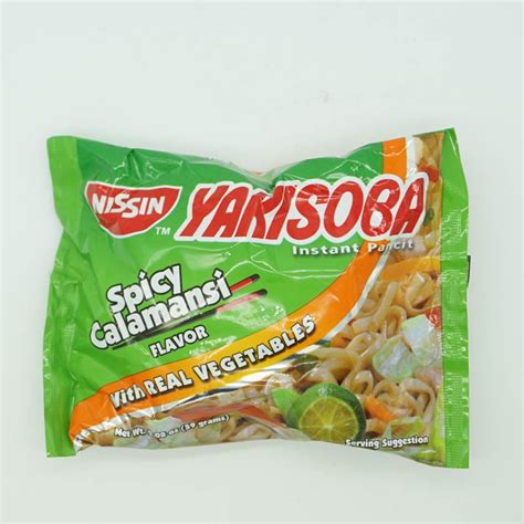 Nissin Yakisoba Instant Pancit Spicy Calamansi G Kabayan Food Mart