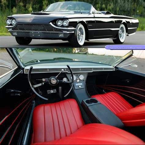 Modified Black 1965 Ford Thunderbird Convertible | Ford Thunderbird ...