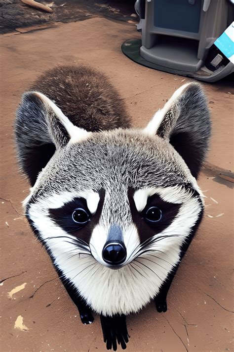 Kawaii Trash Panda Afbeelding Creative Fabrica