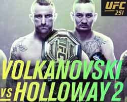 Alexander Volkanovski vs Max Holloway 2 full fight video UFC 251