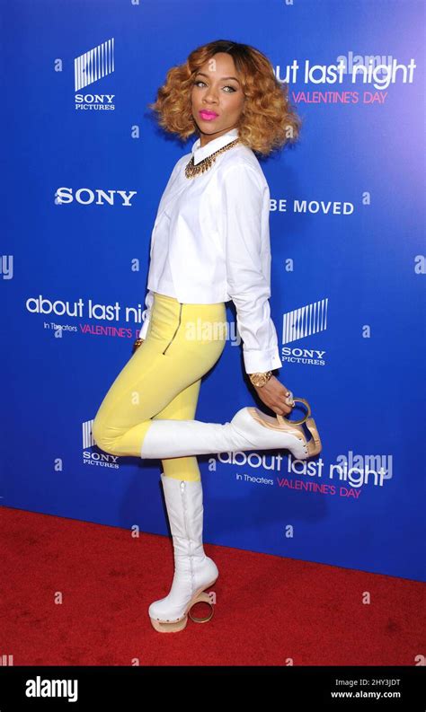 Lil Mama Attending The About Last Night Los Angeles Premiere Held At