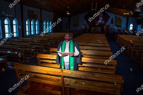 0228 Reverend Booysen Prays He Reads Editorial Stock Photo Stock