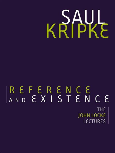 Saul Kripke Reference and Existence The John | PDF | Existence | Philosophy