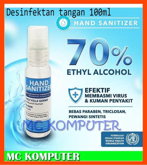 Jual Hand Sanitizer Hand Antiseptik Desinfektan Tangan 100ml Di