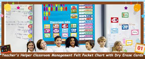 Watinc Classroom Management Pocket Chart Daily Schedule