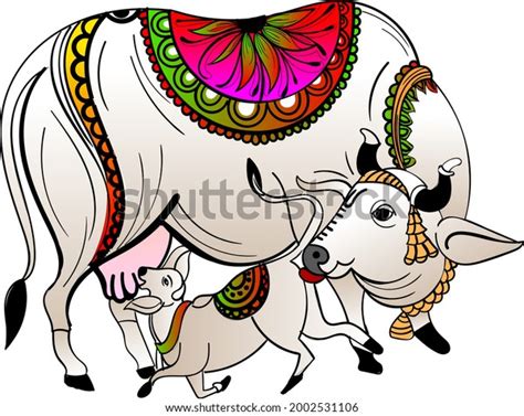 Indian Cow Sketch Photos and Images & Pictures | Shutterstock