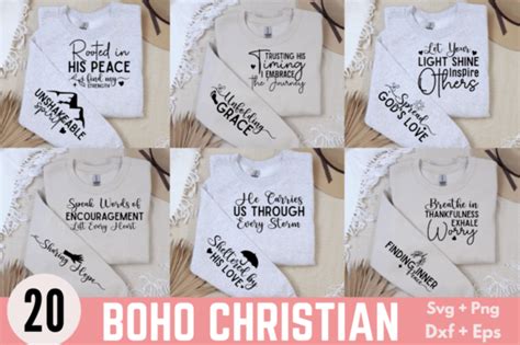 Boho Christian Sleeve Svg Bundle Graphic By Regulrcrative Creative