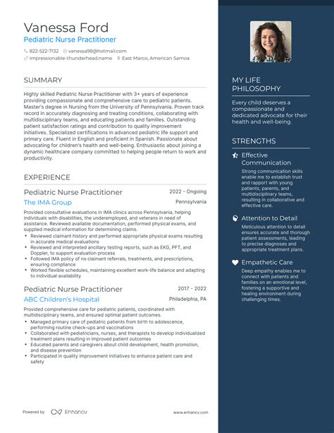 3 Successful Pediatric Nurse Practitioner Resume Examples And Writing