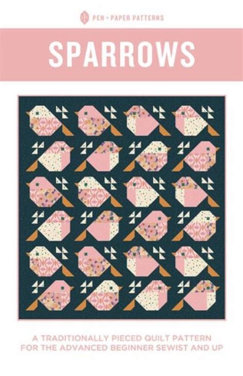 Sparrows Quilt Kit Featuring Camelia By Melody Miller Pattern By Pen