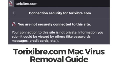 Torixibre Mac Pop Up Virus Removal 5 Min Guide