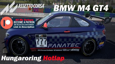 Assetto Corsa Competizione Acc Hotlap Bmw M Gt Setup At Hungaroring