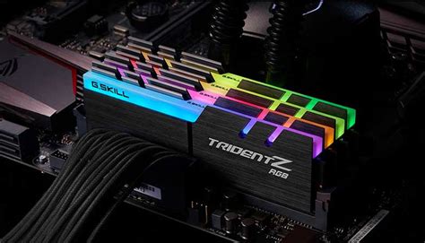 G Skill Revela Sus Nuevas Memorias Ram Tridentz Rgb Ddr A Mhz