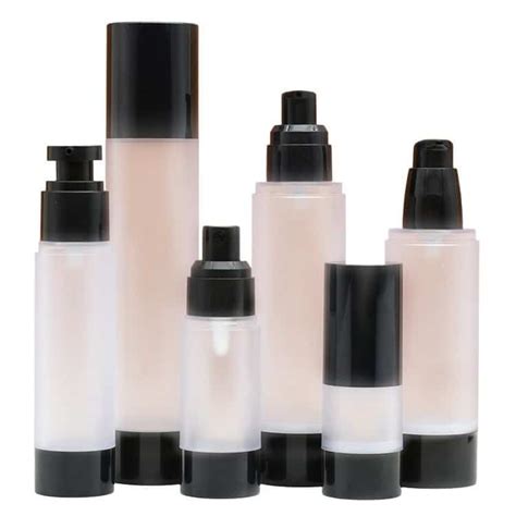 Frosted Airless Pump Bottle YBJ Cosmetic Packaging Manufacturer