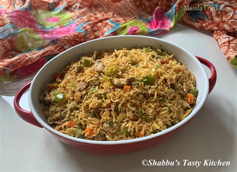 Masala Fried Rice Shabbus Tasty Kitchen