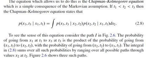 Probability Theory Chapman Kolmogorov Equation Explained