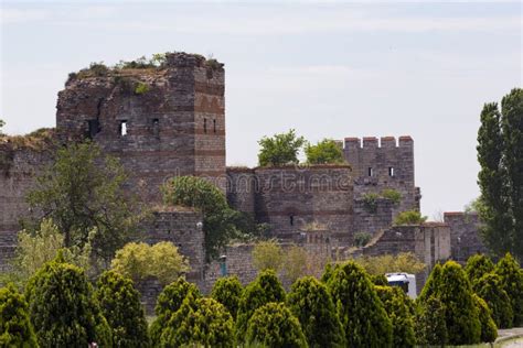 The Old Walls of Emperor Theodosius for the Defense of Constantinople ...