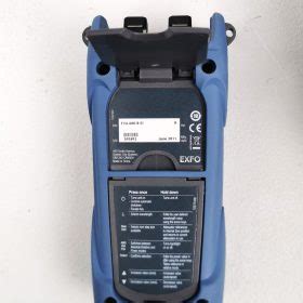 Exfo Maxtester Ii Fot Sm Fiber Loss Tester With Pm Vfl Talkset