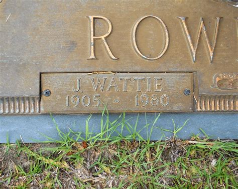 James Walter Wattie Rowland 1905 1980 Homenaje De Find A Grave