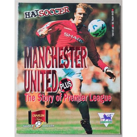 Jual Majalah Hai Soccer April 1999 Manchester United David Beckham