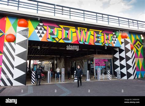 The Colorful New Power Entrance To Circus West Village At Battersea