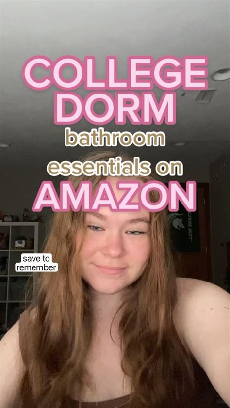 College Dorm Bathroom Essentials On Amazon College Dorm Bathroom